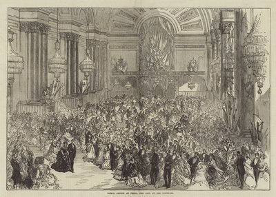 Prince Arthur at Leeds, the Ball at the Townhall by Sir John Charles Robinson